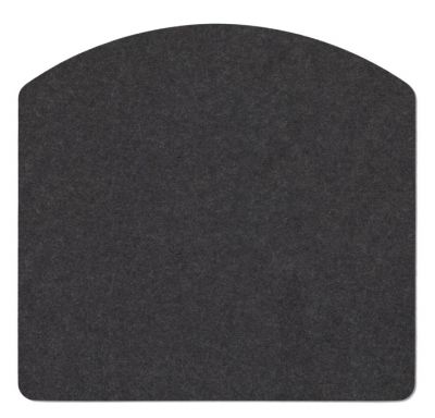 Dunkelgraue Sitzauflage aus Filz für Thonet S 43 Stühle von Hey Sign.